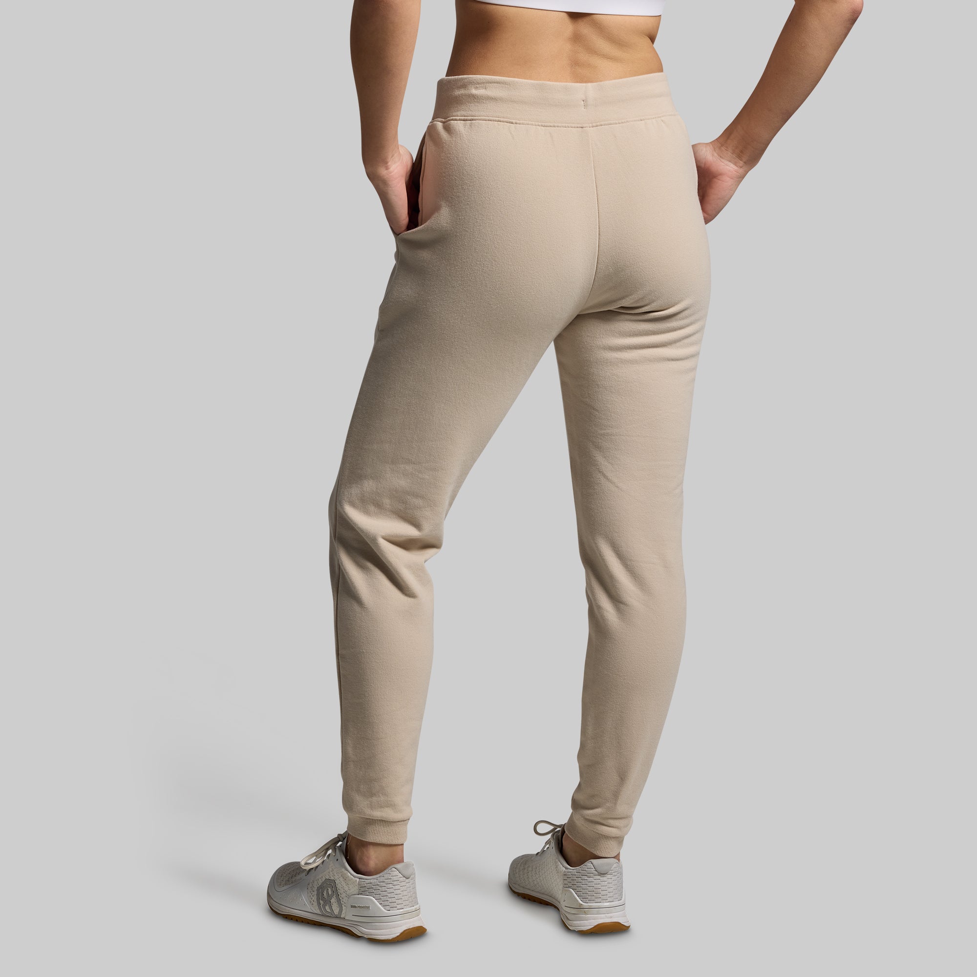 Women's Soft Comfortable Jogger Set - Pumice Grey Lounge Wear for Running, Yoga & Home Relaxation