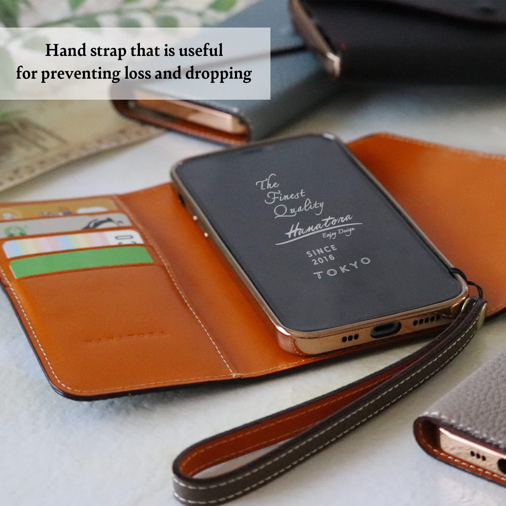 Premium Leather iPhone 12 Mini Wallet Case with Card Holder - 3 Fold Design for Women & Men | Slim Luxury Protective Cover | Perfect for Daily Use, Travel & Business Meetings (WH-12mini-TAUPE)