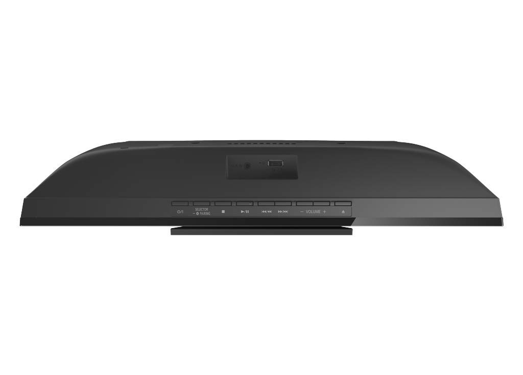 Panasonic SCHC300K Wall-Mountable Compact Stereo System with AUX-in Auto Play, Bluetooth & USB - Perfect for Bedroom, Office or Small Spaces - Black