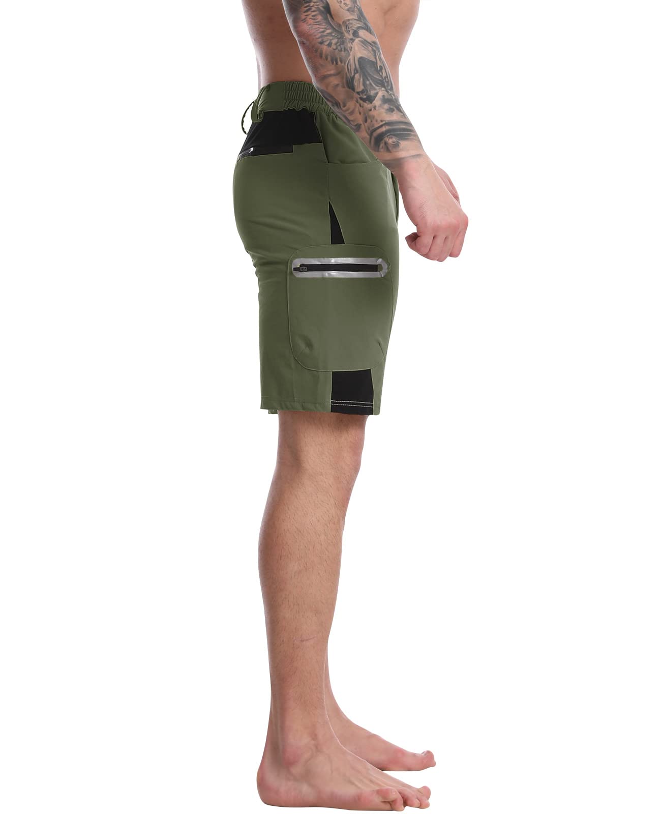 Surenow Men's Hiking Cargo Shorts - Lightweight Quick-Dry Outdoor Shorts with Pockets for Summer Camping, Fishing & Travel - Durable & Comfortable for Active Adventures