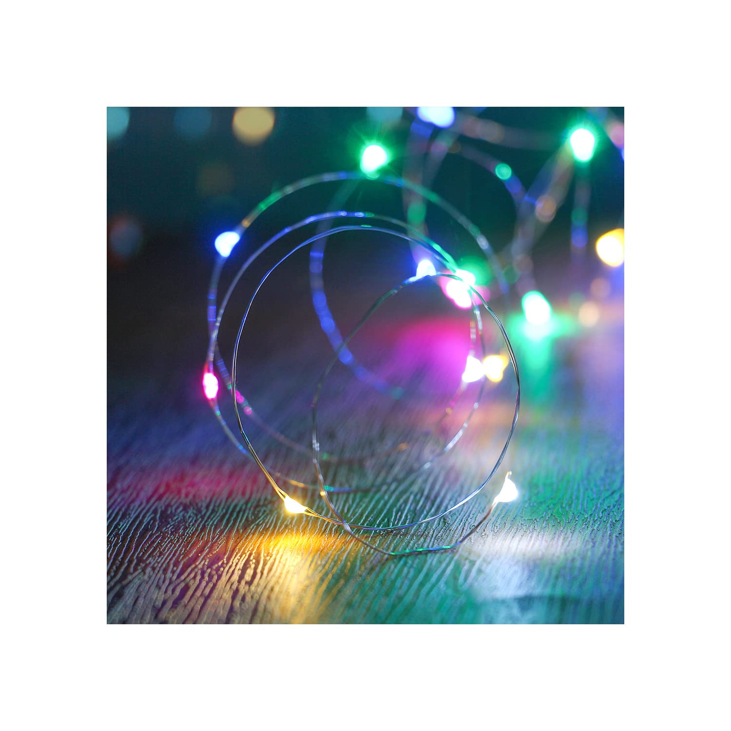 Waterproof LED Fairy String Lights - 10FT/3M Multicolor Starry Lights for Indoor & Outdoor Decor, Home Parties, Christmas, Weddings, Gardens & Patios