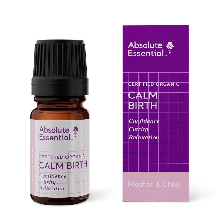 Absolute Essential Calm Birth Oil 5ml - Natural Relaxing Aromatherapy for Labor & Delivery - Perfect for Pregnancy, Childbirth & Postpartum Care