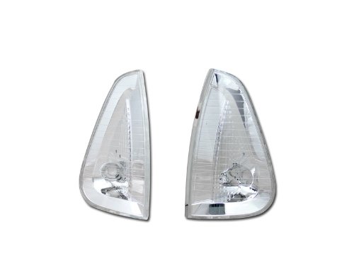 Chrome Clear Lens Turn Signal Parking Corner Lights Lamps for 05/06-10 Dodge Charger - Upgrade Your Ride with Stylish & Durable Lighting for Night Driving & Parking Safety