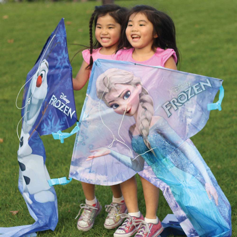 X Kites SkyFlier 50-Inch Nylon Kite - Frozen Themed Outdoor Flying Toy for Kids & Adults | Perfect for Beach, Park & Family Picnics