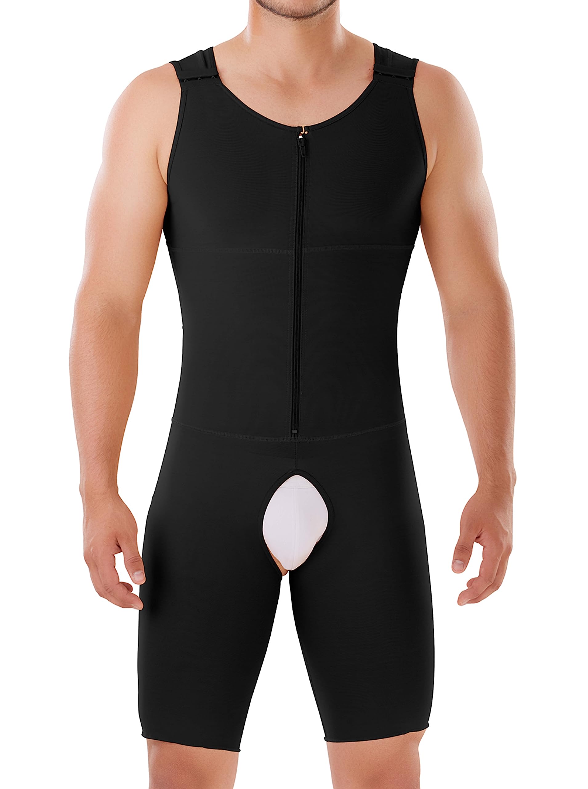 Men's Colombian Fajas High Compression Girdle - Post Surgical Shapewear for Men | Waist Trainer & Body Shaper for Workout, Recovery & Everyday Wear