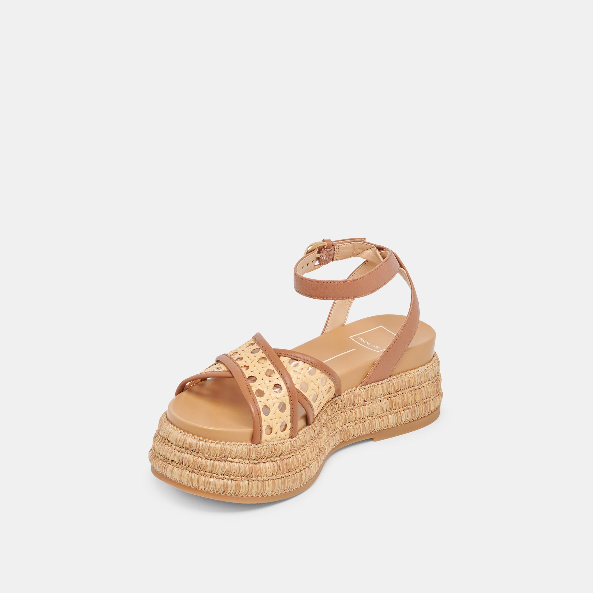 WRILEY Women's Woven Raffia Sandals - Comfortable Saddle Style Summer Shoes for Beach, Vacation & Casual Outings