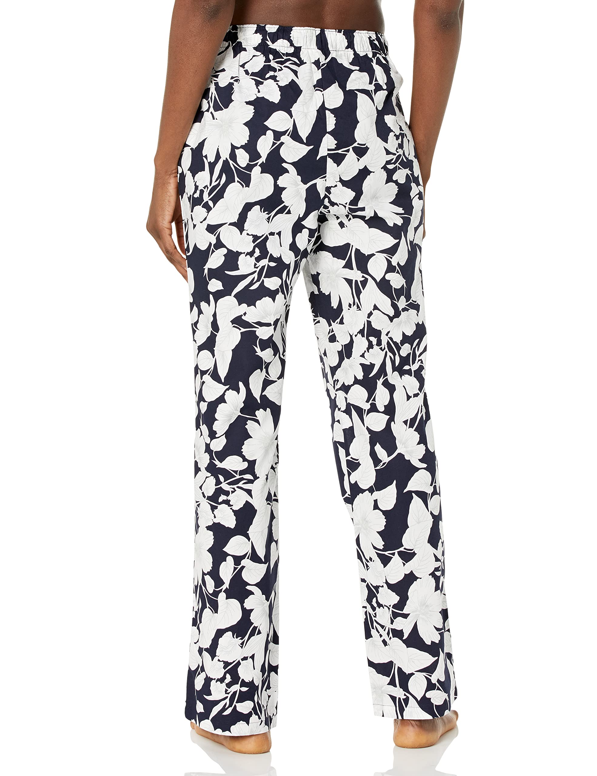 Amazon Essentials Women's Poplin Sleep Pants - Soft & Breathable Lounge Pajama Bottoms for Comfortable Nightwear & Relaxing at Home