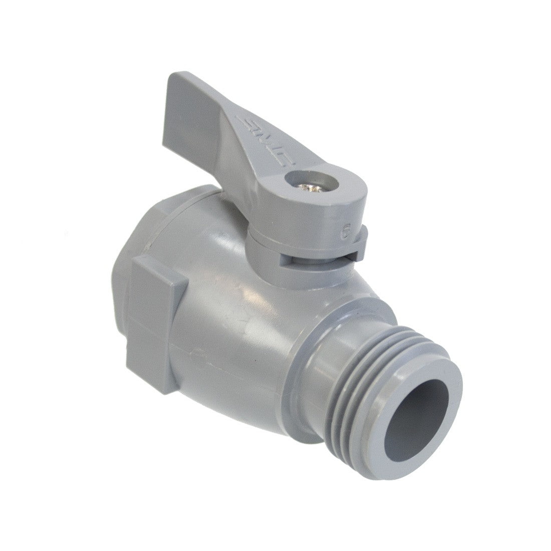 XERO Plastic Two Way Ball Valve - 1/2 Inch, PVC, for Water & Air Flow Control - Perfect for Plumbing, Irrigation & Industrial Applications
