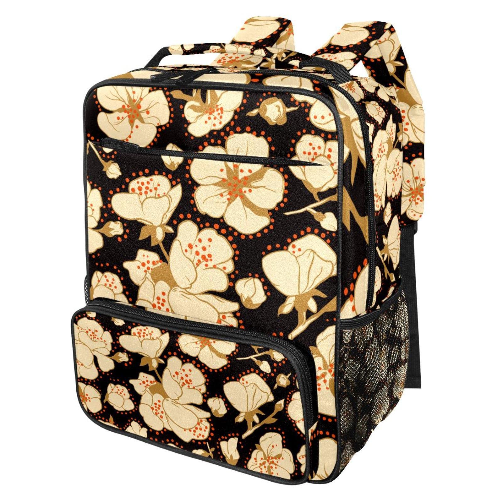 Lightweight Women's Backpack for Elementary School - Stylish Japanese Cherry Print Bookbag for Girls, Perfect for School, Travel & Daily Use