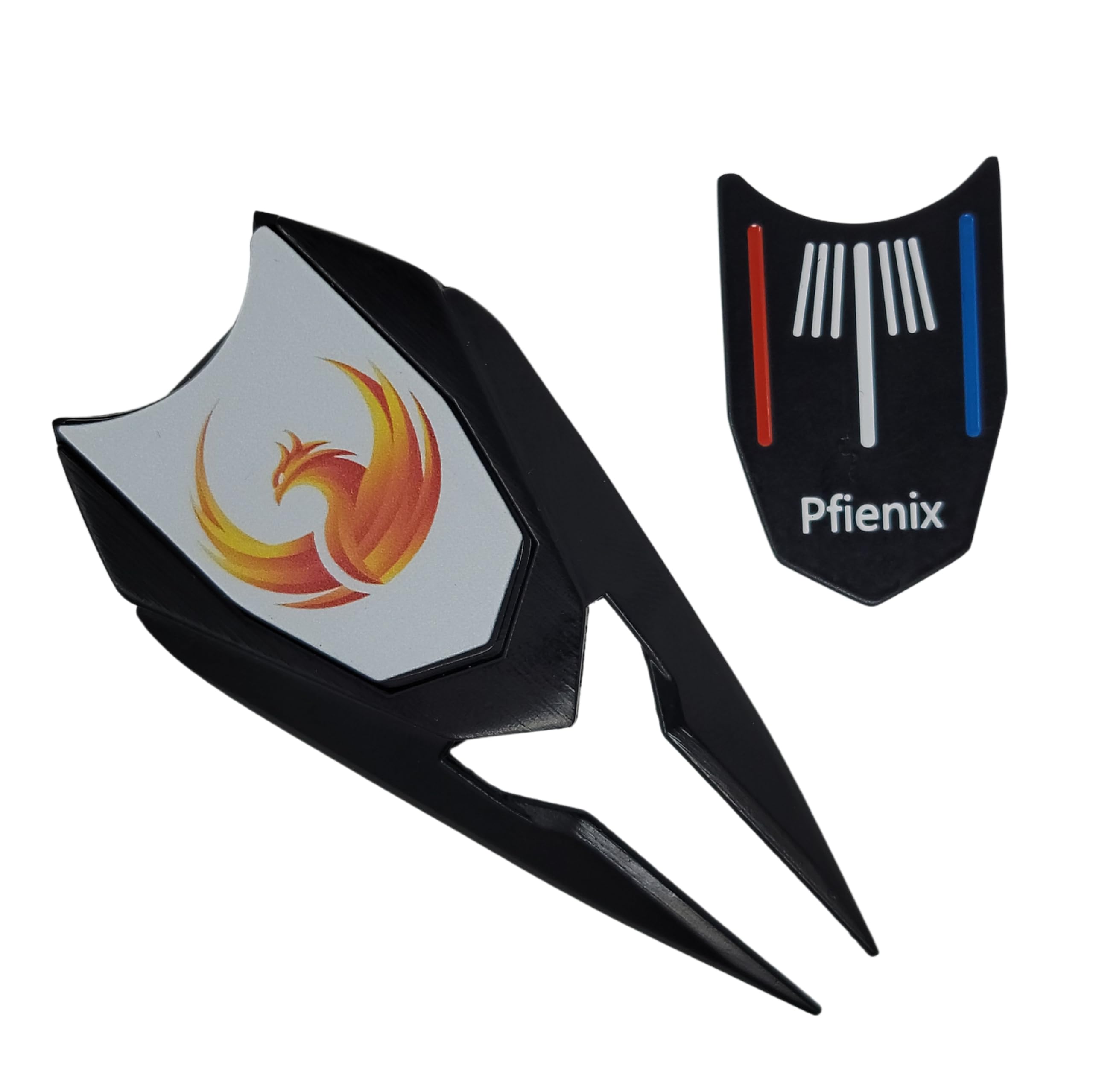 Premium Golf Repair Tool with Removable Magnetic Ball Marker - Divot Fixer & Putting Alignment Aid - Clip on Hat, Belt or Pocket - Perfect for Golf Course, Practice & Tournament Play