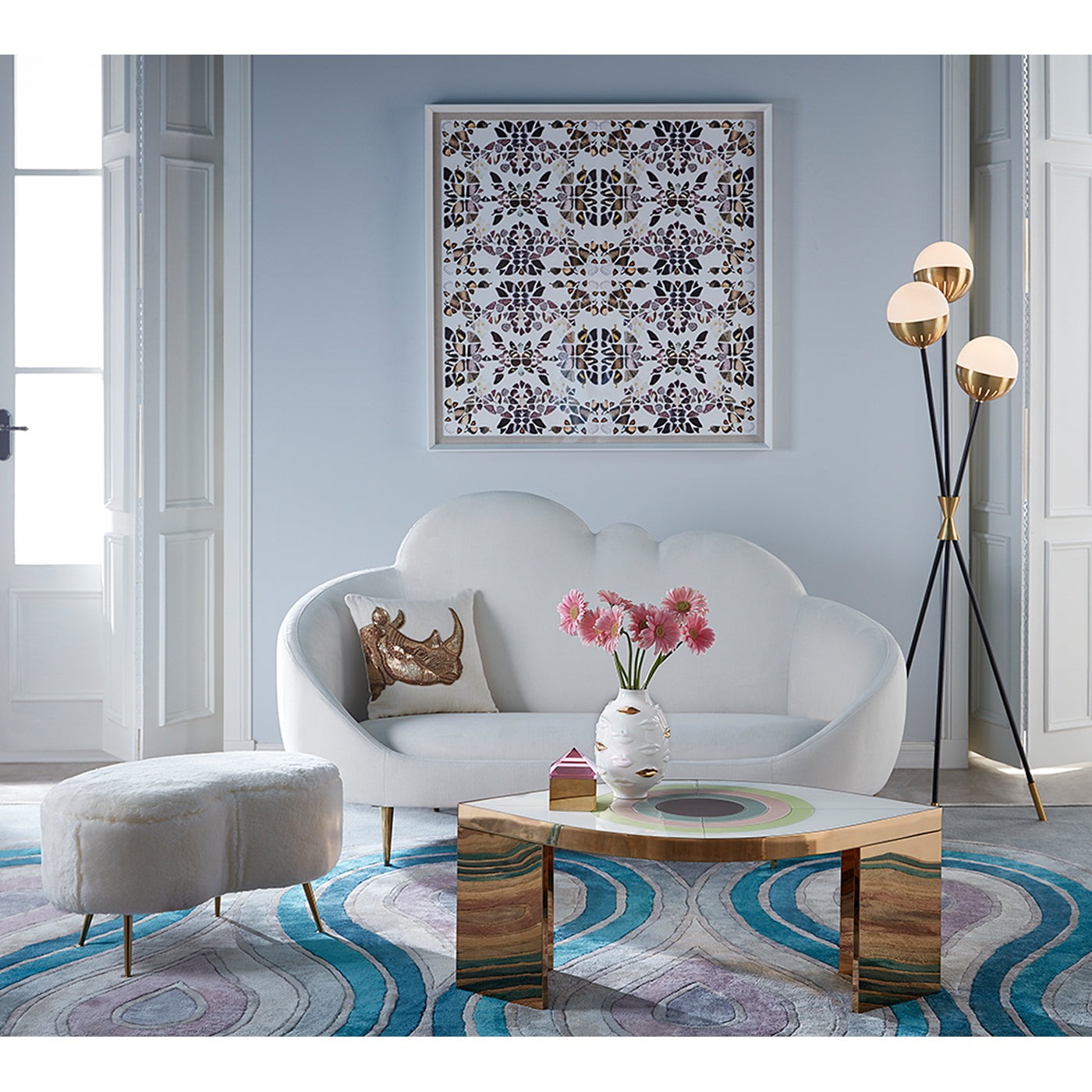 Milano Hand Tufted Rug - Soft Modern Wool Area Carpet for Living Room, Bedroom & Office Decor - Home & Office Floor Covering