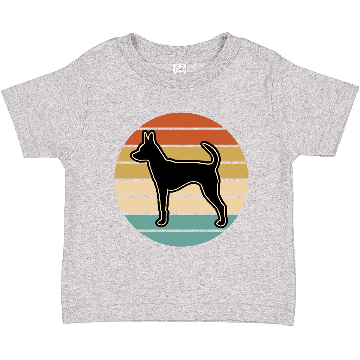 Inktastic Russian Toy Terrier Dog Graphic Toddler T-Shirt - Cute Puppy Apparel for Boys & Girls - Perfect for Playdates, Daycare & Family Photos