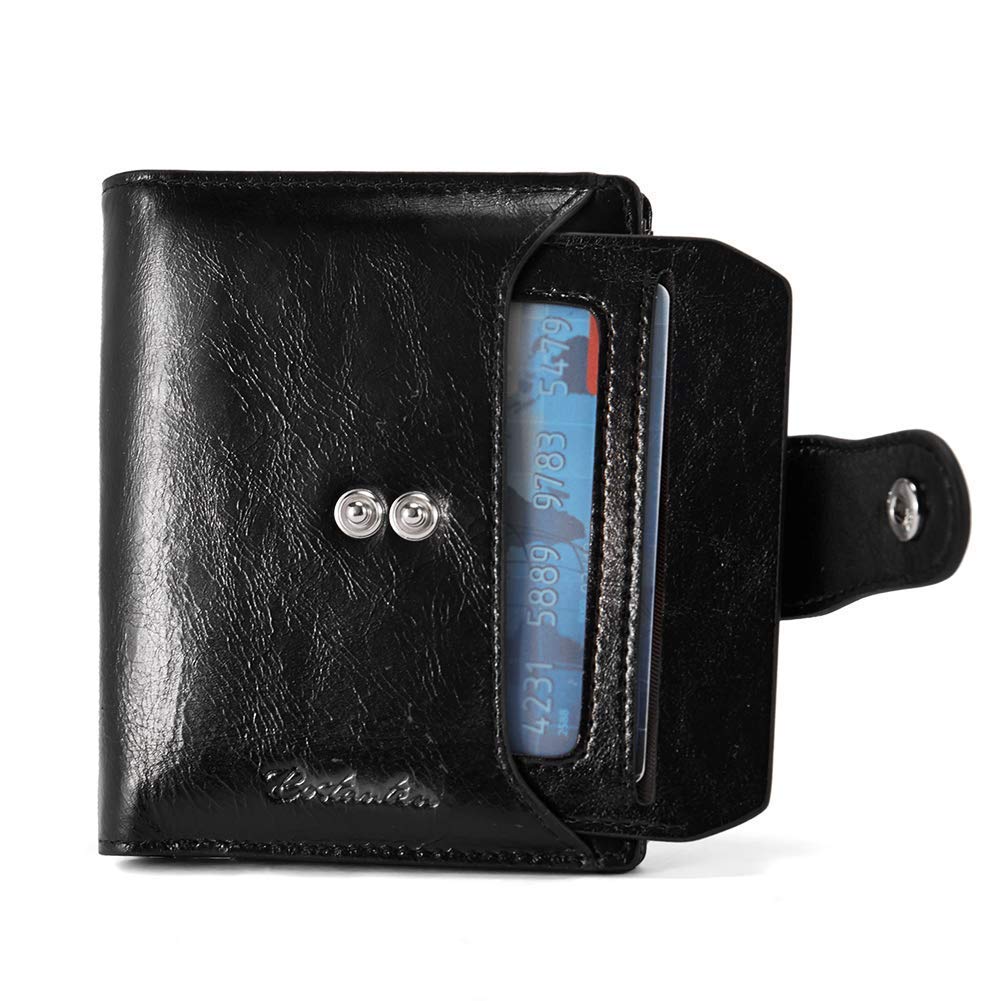 BOSTANTEN Women's Genuine Leather Handbag - Designer Top Handle Satchel Shoulder Bag & Crossbody Purse with RFID Blocking Wallet Set (Black) - Perfect for Work, Travel, and Everyday Use