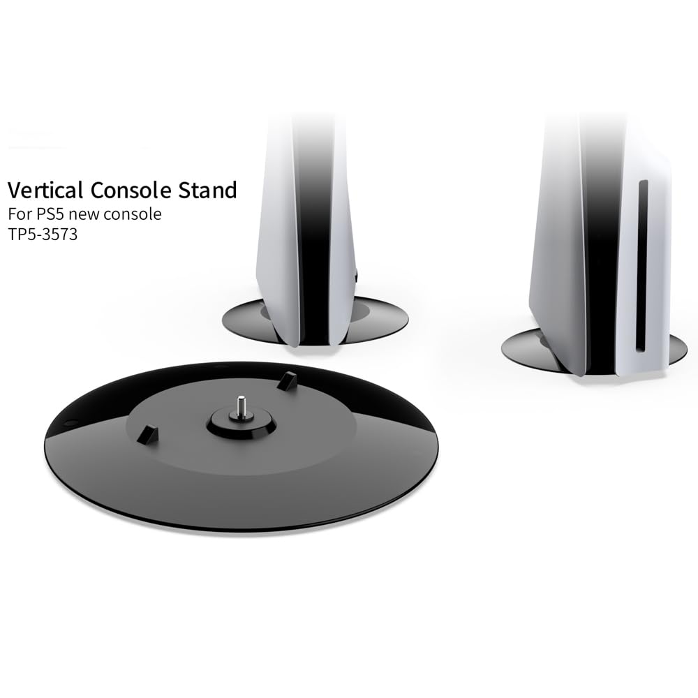 PS5 Slim Vertical Stand Holder - Replacement Bracket for PS5 Slim Digital & Optical Drive Edition | Perfect for Gaming Setup & Space-Saving Storage