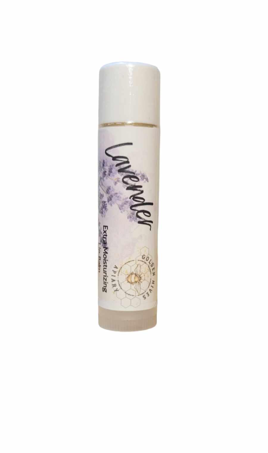 Golden Hives Apiary Moisturizing Lip Balm With Raw Beeswax & Organic Cocoa Butter - Lavender Scented, All-Natural, Vegan (Pack of 3) | Hydrating Lip Care for Dry, Chapped Lips | Perfect for Winter, Outdoor Activities & Daily Use