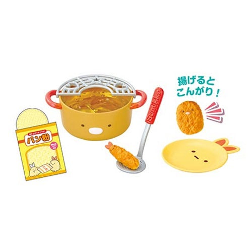 San-X Sumikko Gurashi Exciting Cooking Miniature Dollhouse Furniture Set - Cute Japanese Kawaii Collectible for Home Decoration, DIY Scenes & Anime Display