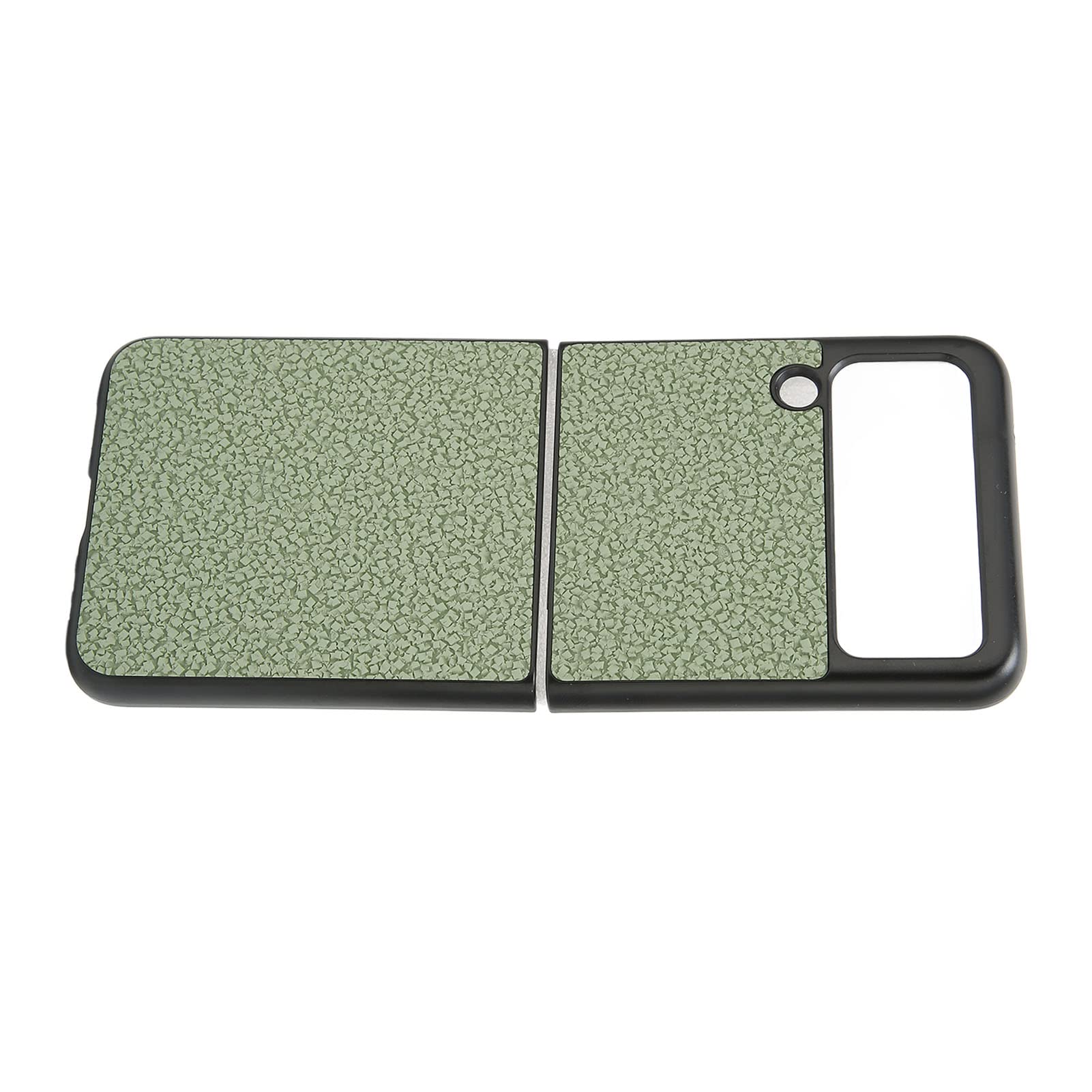 Premium PU Leather Phone Case for Samsung Galaxy Z Flip 3 - Anti-Scratch & Dust Proof Protective Cover, Slim Fit Green Wallet Case - Perfect for Daily Use, Travel & Business Meetings
