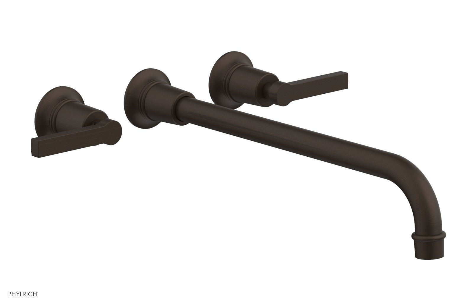 HEX MODERN Wall Mount Lavatory Faucet Set with 14