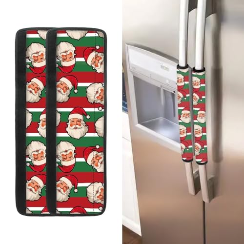 Green Red Stripes Santa Claus