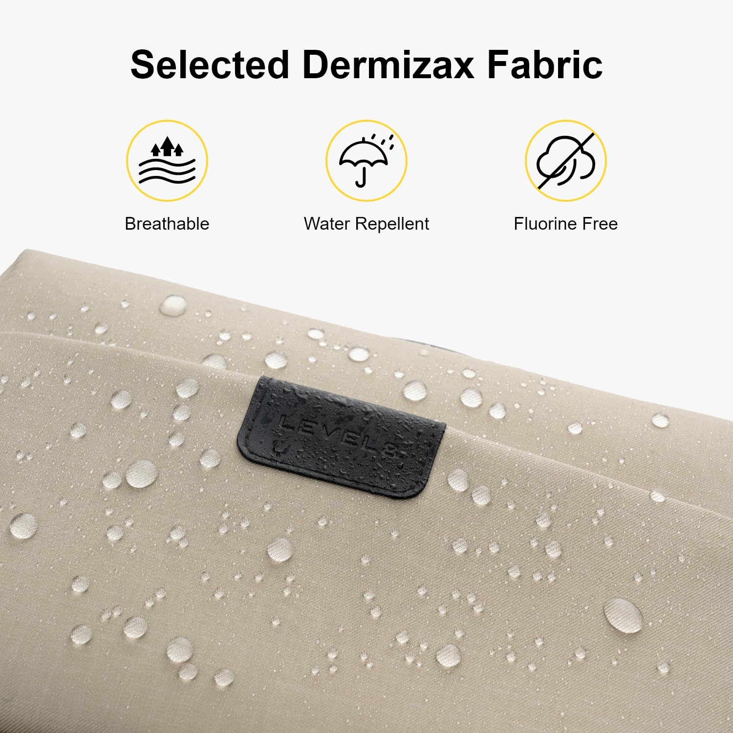 Waterproof Travel Toiletry Bag for Men & Women - Compact Shaving Organizer with Handle, Khaki - Ideal for Camping & Business Trips