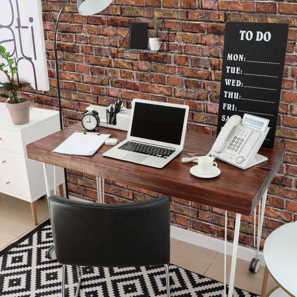 Red Brick Texture Peel and Stick Removable Wallpaper - Self-Adhesive DIY Wall Covering for Home Decor, Accent Walls & Rental Apartments