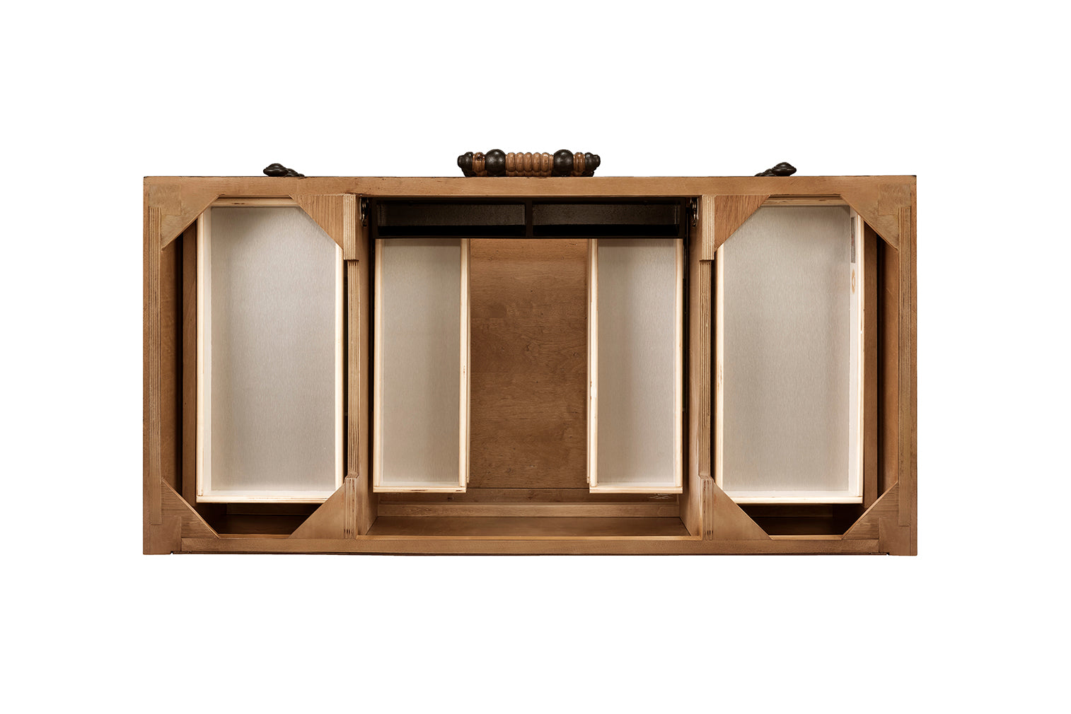 Malibu 48 Inch Single Vanity Cabinet in Honey Alder Finish - Perfect for Bathroom Remodeling & Modern Home Decor