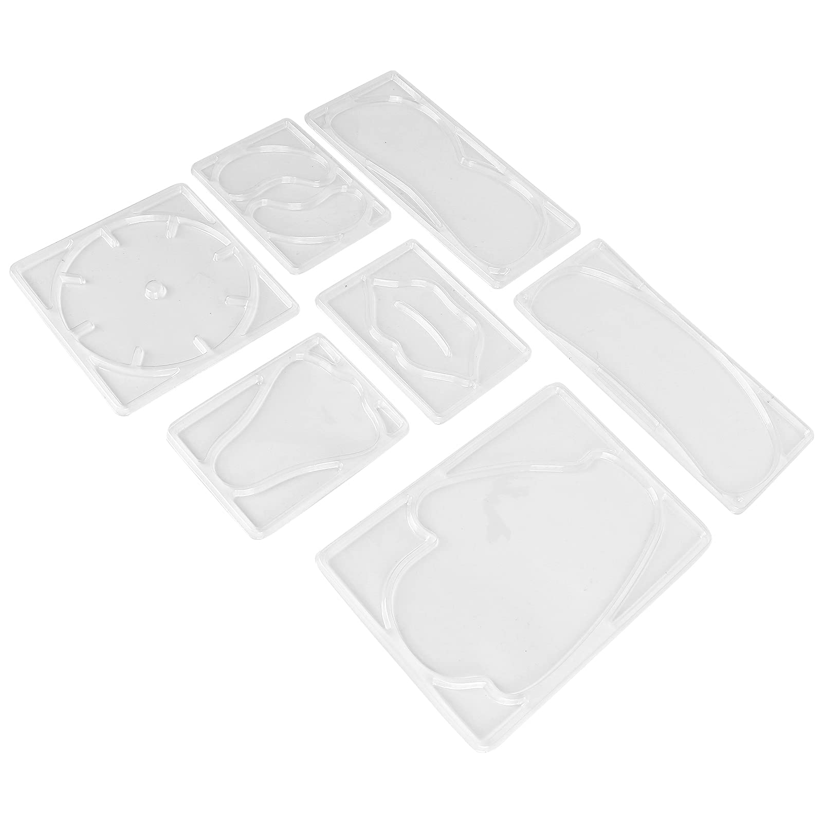 Reusable DIY Facial Mask Mold Set for Lip, Eye & Neck - Silicone Mask Patch Maker Accessories for Homemade Skincare & Spa Treatments