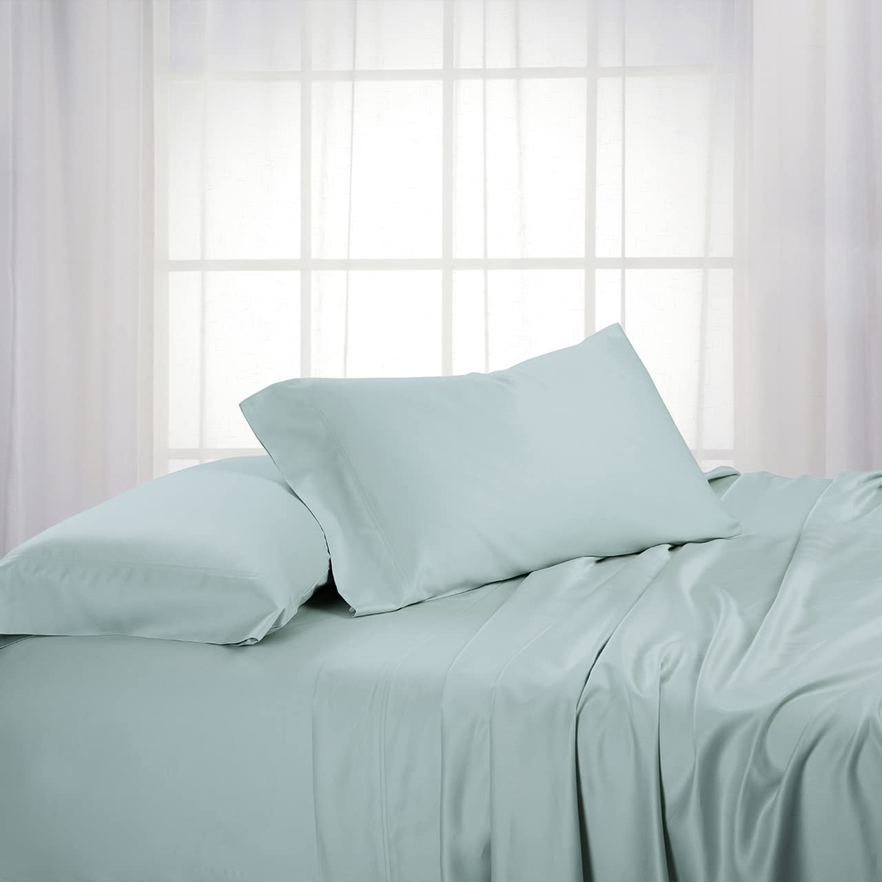 Royal Hotel Luxury Bamboo Viscose Pillowcase Set - 600 Thread Count Silky Soft Standard Size Pillow Cases (2PC) - Breathable & Hypoallergenic for Ultimate Comfort - Perfect for Hotels, Home Bedding & Spa Retreats