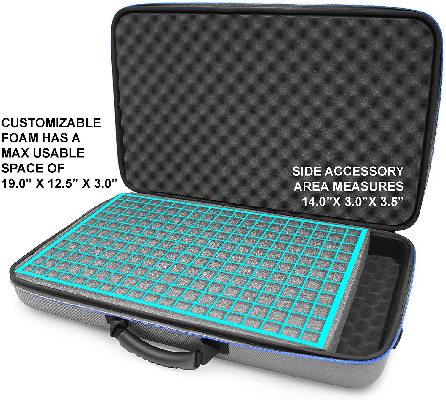 CASEMATIX Portable Studio Case for Zoom Podcast Digital Mixer & Livetrak L8 Recorder - Durable Protective Case with Carry Bag & Strap - Perfect for Podcasting, Live Streaming & Music Recording