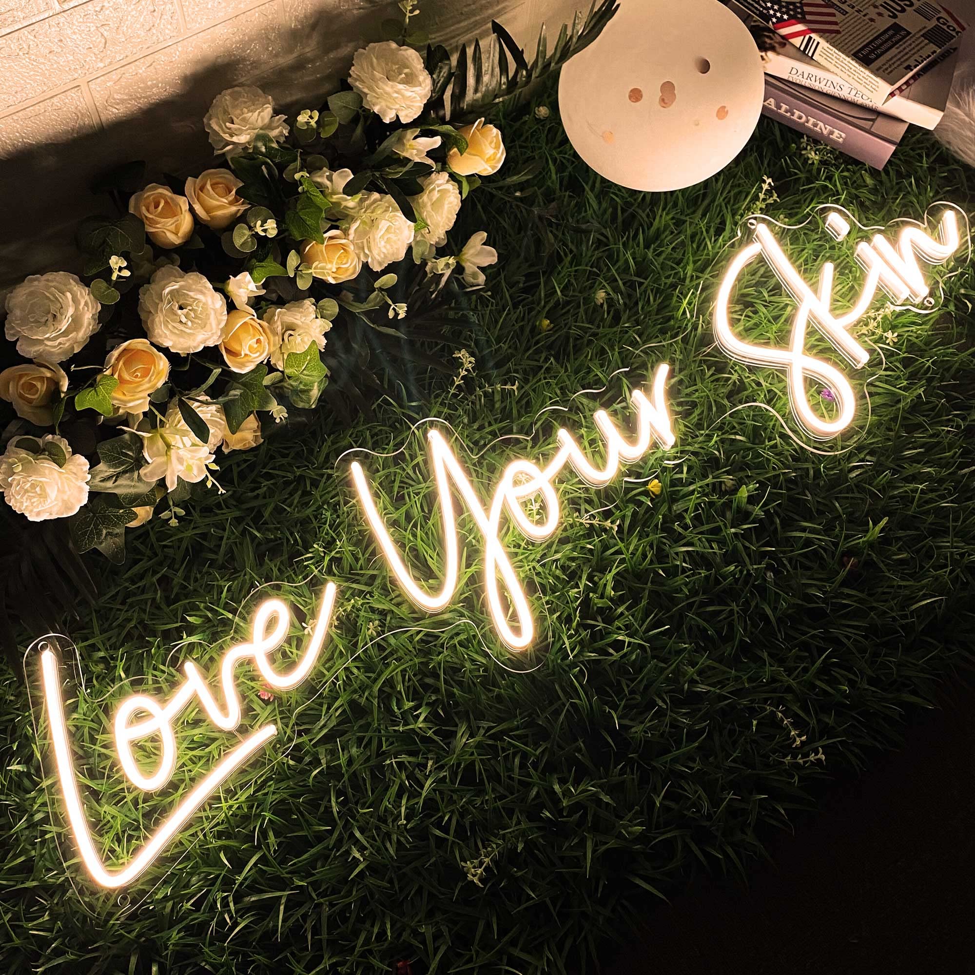 Custom LED Neon Signs - Personalized Wedding, Birthday Party & Game Room Decor - Wall Art for Home Bar, Salon & Business (12