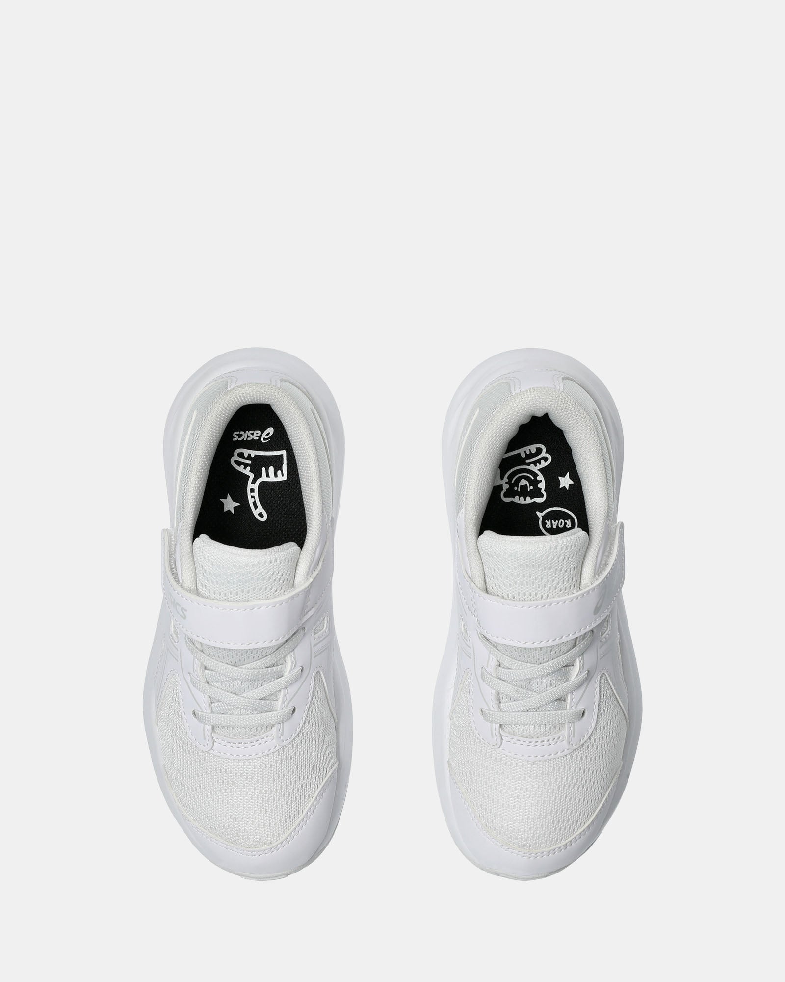 Contend 9 Preschool Sneakers - White/Glacier Grey - Comfortable Kids Shoes for School, Play & Daily Activities