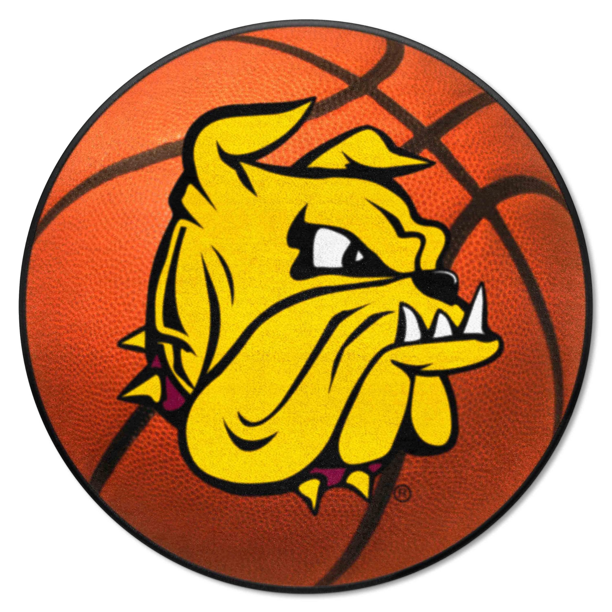 Minnesota-Duluth Bulldogs Basketball Rug - 27in Fan Mat for Sports Room Decor