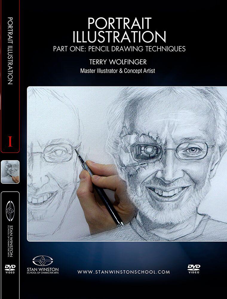 Stan Winston Studio Portrait Illustration DVD - Professional Art Tutorials for Digital Artists & Illustrators | Perfect for Character Design & Concept Art