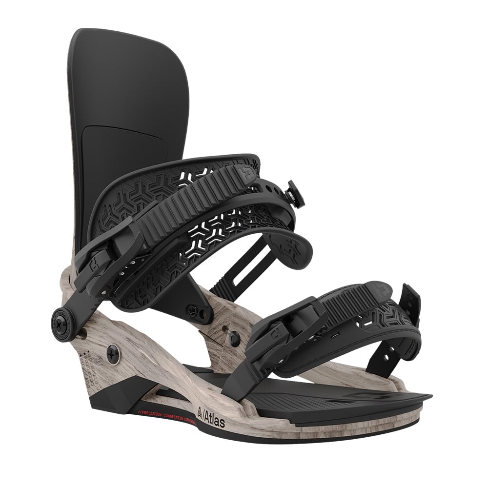 Union Atlas Men's Snowboard Bindings - High-Performance Snowboard Bindings for All-Mountain Riding & Freestyle - Perfect for Powder, Park & Backcountry Adventures