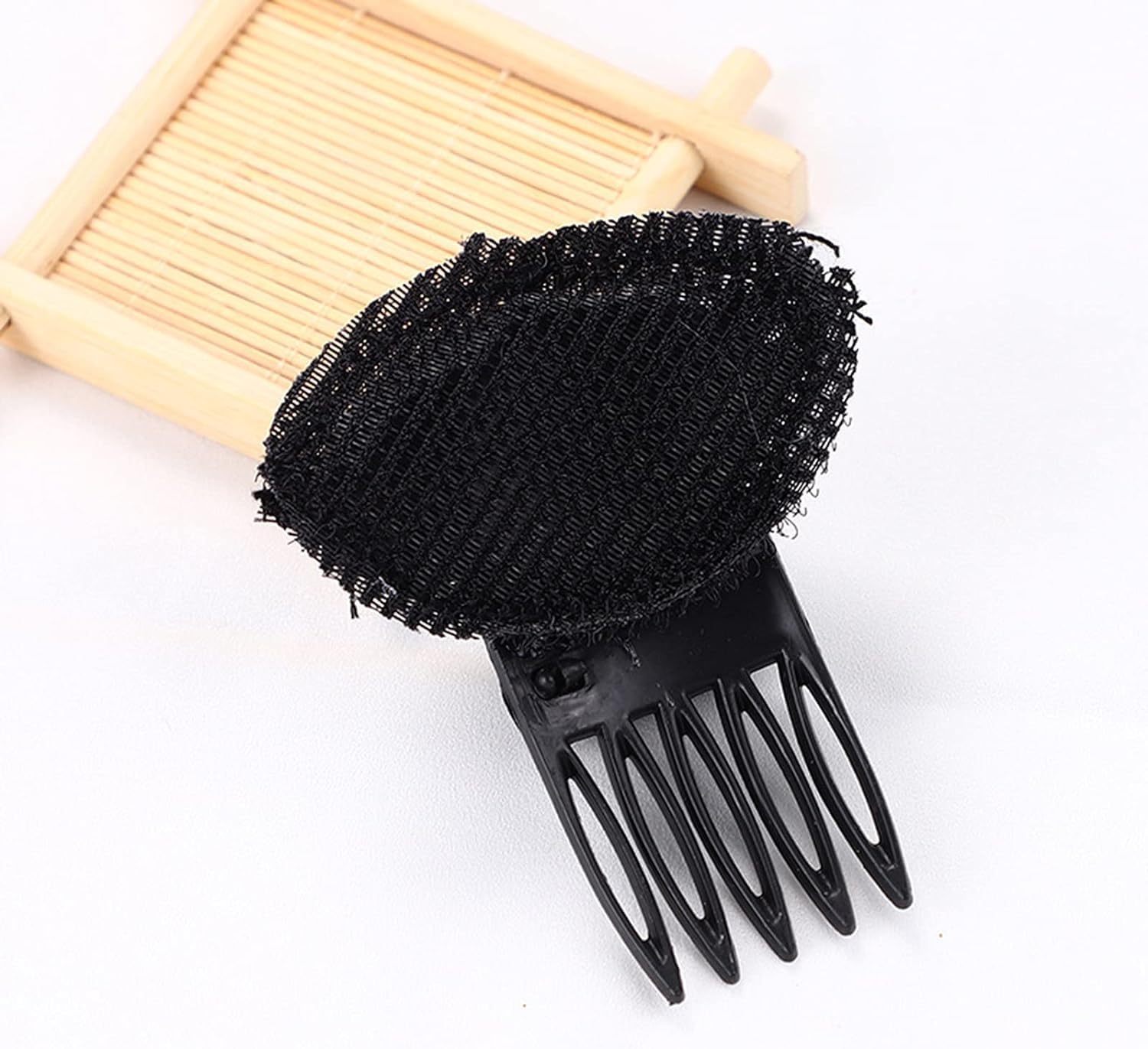 FEORA Hair Puff Maker - 2 Pack Invisible Fluffy Hair Pad & Sponge Clip for Voluminous Bun & Updo Hairstyles - Perfect for Bridal, Prom, and Everyday Hair Styling