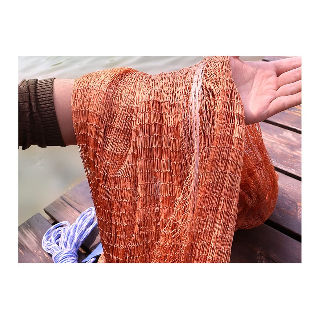 **Saltwater Fishing Cast Net - Heavy Duty Nylon Hand Throwing Casting Net - Portable & Durable for Ocean, Beach, and Shore Fishing**