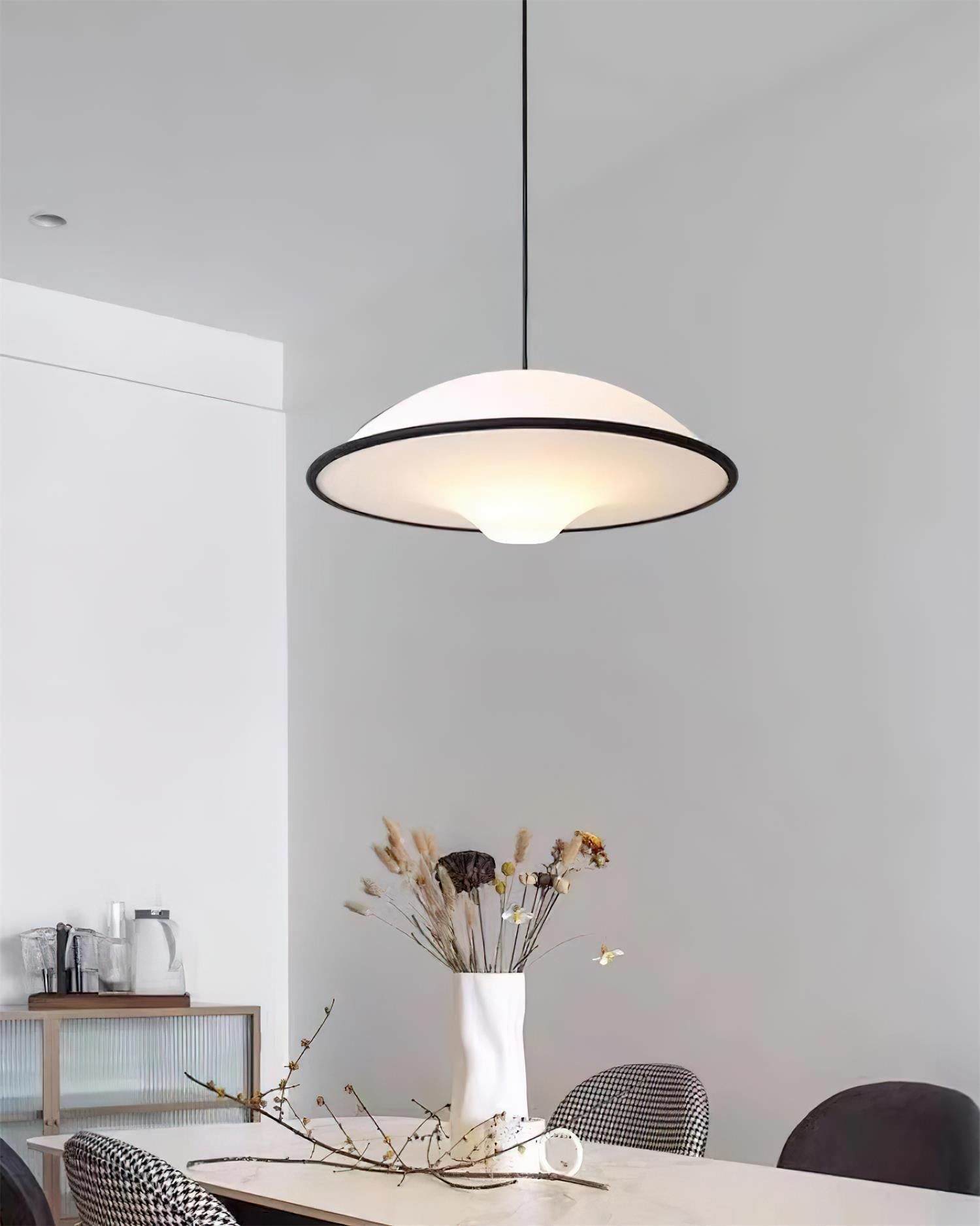 Modern Fontana Pendant Lamp - Sleek Hanging Light Fixture for Kitchen Island, Dining Room & Living Room Decor