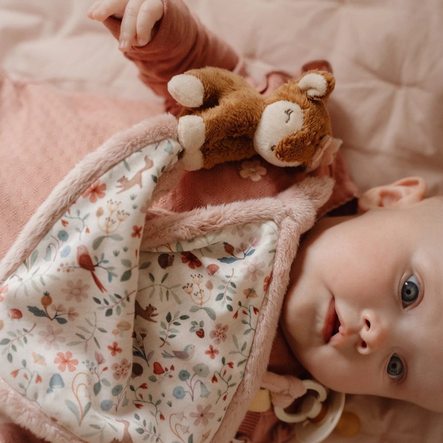 Soft Plush Fairy Garden Cuddle Cloth Deer Stuffed Animal - Perfect for Kids' Bedtime Comfort, Nursery Decor & Imaginative Play