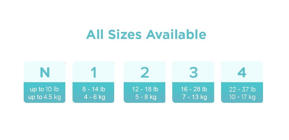 Pampers Swaddlers Sensitive Disposable Diapers - Newborn Size 0 (Up to 10 lbs) - 80 Count - Hypoallergenic & Ultra Absorbent - Perfect for Overnight Protection & Sensitive Baby Skin