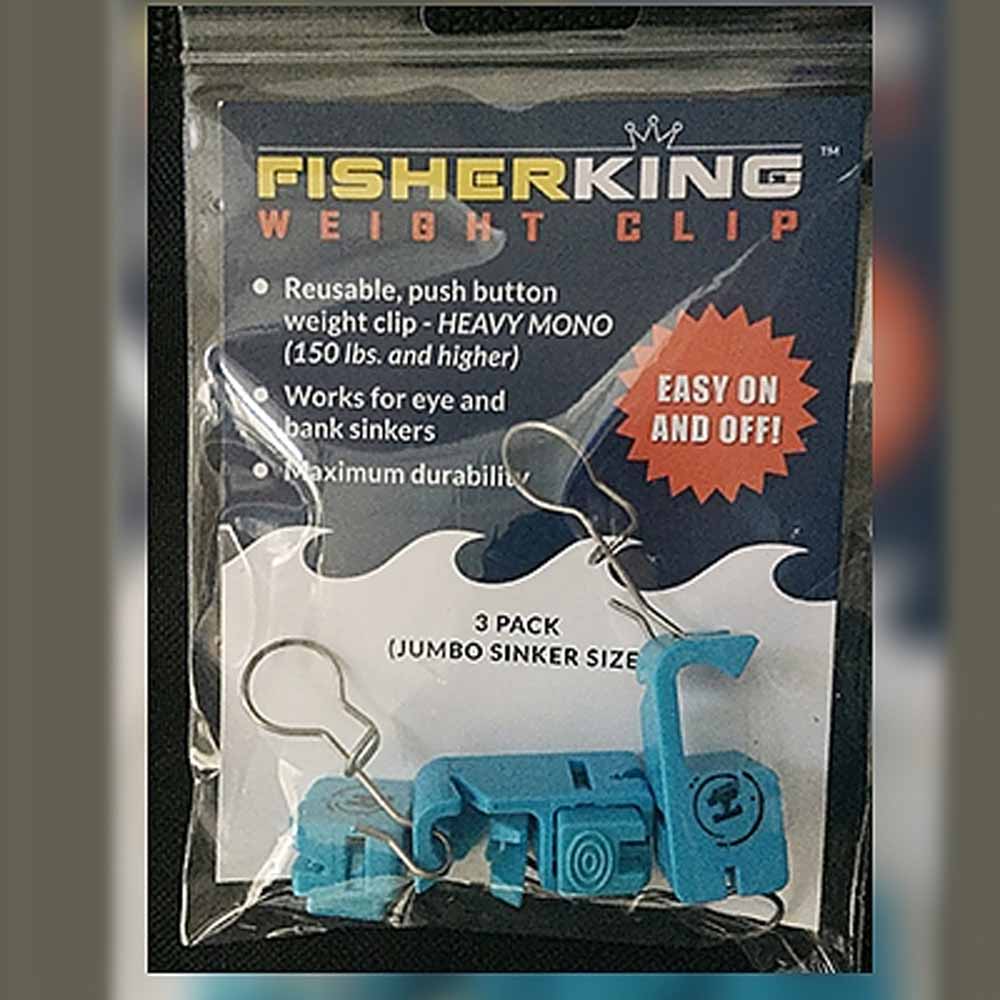 Balloon Fisher King Jumbo Weight Clips 3 Pack - Heavy Duty Balloon Weights for Parties, Events & Decorations