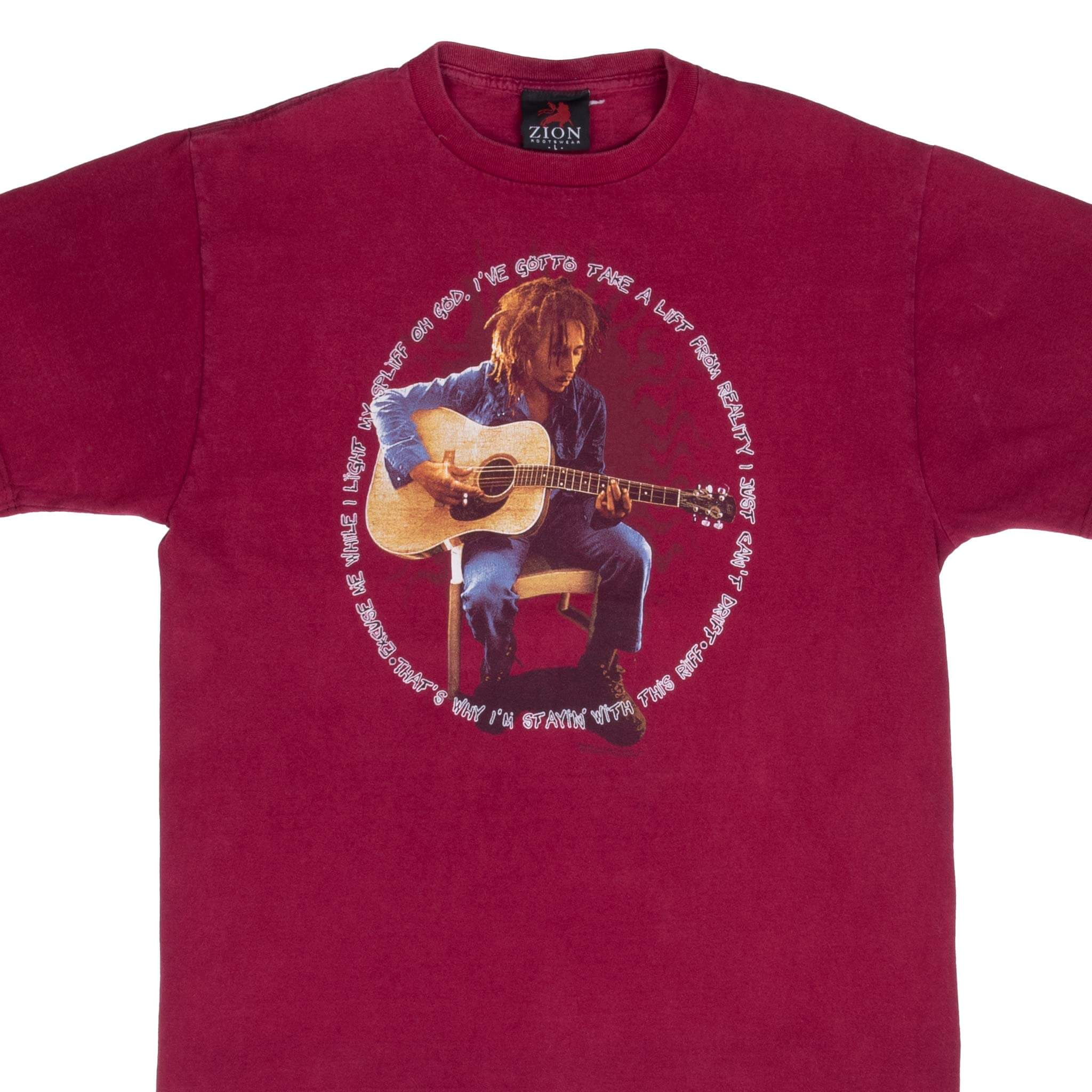 Vintage Bob Marley Graphic T-Shirt - Medium Size, 100% Cotton, Made in USA (1998 Retro Style) - Perfect for Concerts, Casual Wear & Reggae Music Fans
