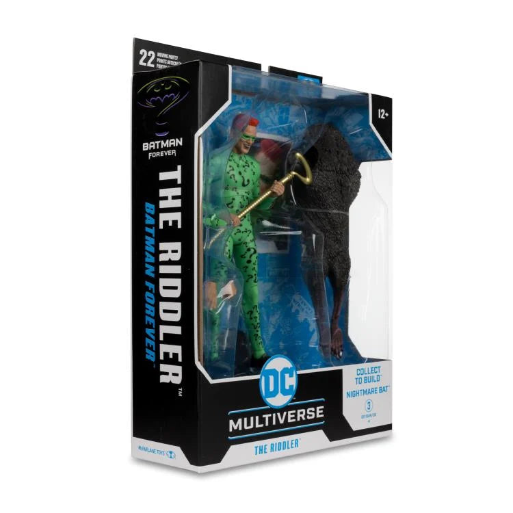 Batman Forever DC Multiverse The Riddler Action Figure - Collectible Buildable Nightmare Bat - Perfect for DC Comics Fans & Action Figure Collectors - Great for Display, Play, and Completing Your DC Multiverse Collection