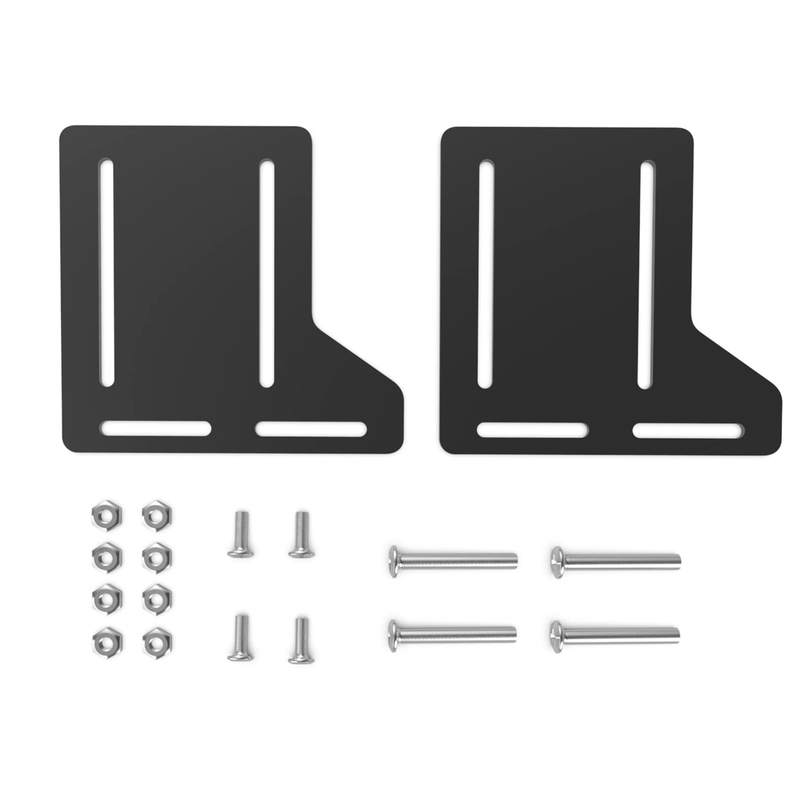 Heavy Duty Metal Bed Frame Brackets 2PCS - Adjustable Bed Rail Hardware Adapter for Headboard & Base Extenders | Perfect for DIY Bed Frame Repair, Upgrade, and Customization Projects