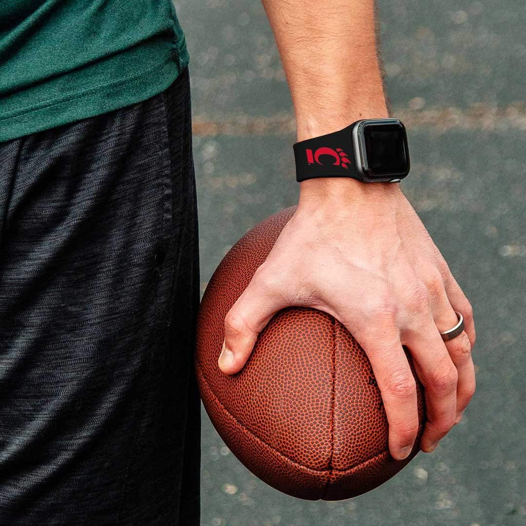 Cincinnati Bearcats Silicone Sport Band for Apple Watch - Durable, Comfortable & Stylish Wristband for Workouts, Running & Daily Wear - Compatible with All Apple Watch Models