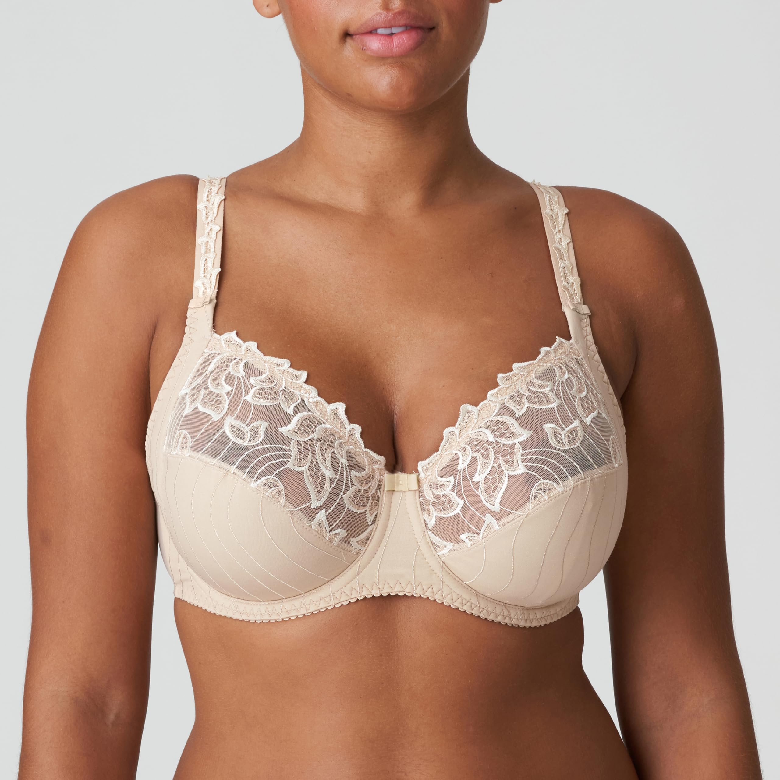 PrimaDonna Deauville Side Support Bra 34C Cafe Latte - Full Coverage Underwire Bra for Women, Plus Size Support, Comfortable Everyday Wear - Perfect for Work, Date Night & Special Occasions