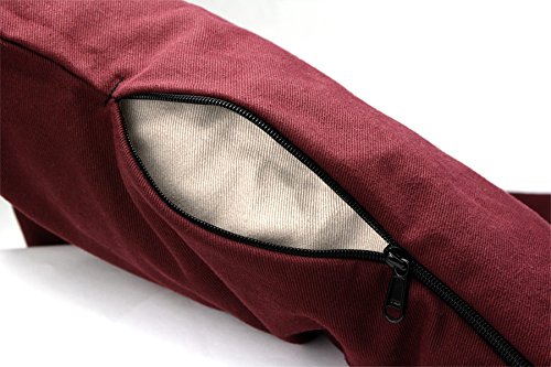 Premium Chocolate Deluxe Zabuton Meditation Cushion with Removable Cotton Twill Cover - Comfortable Floor Seating for Yoga, Zen Meditation & Home Decor