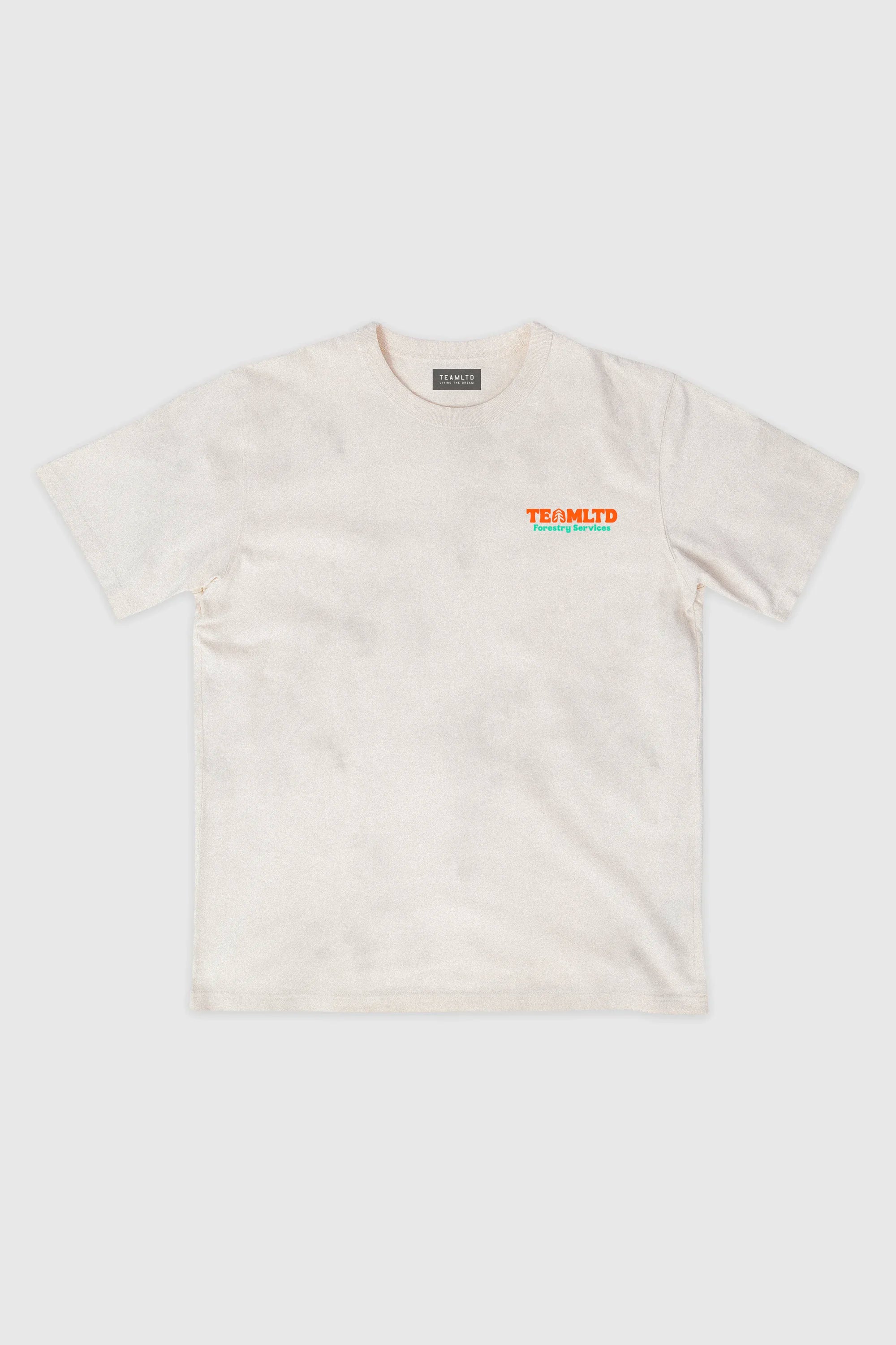 Premium Soft Cotton Forestry Tee Cream - Comfortable & Stylish T-Shirt for Men & Women - Perfect for Outdoor Adventures, Hiking & Casual Wear