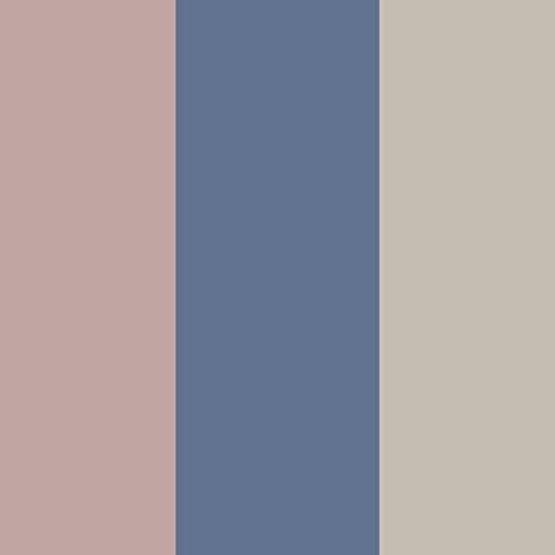 Matte Blue, Pink, Off White