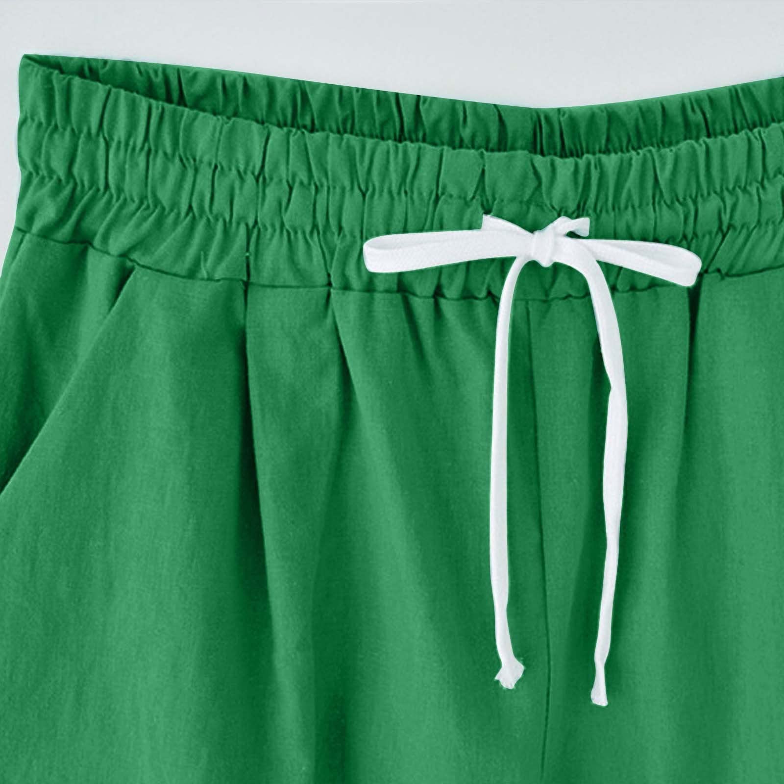 Plus Size Women's Bermuda Shorts - Cotton Summer Vacation Shorts for Beach & Casual Wear