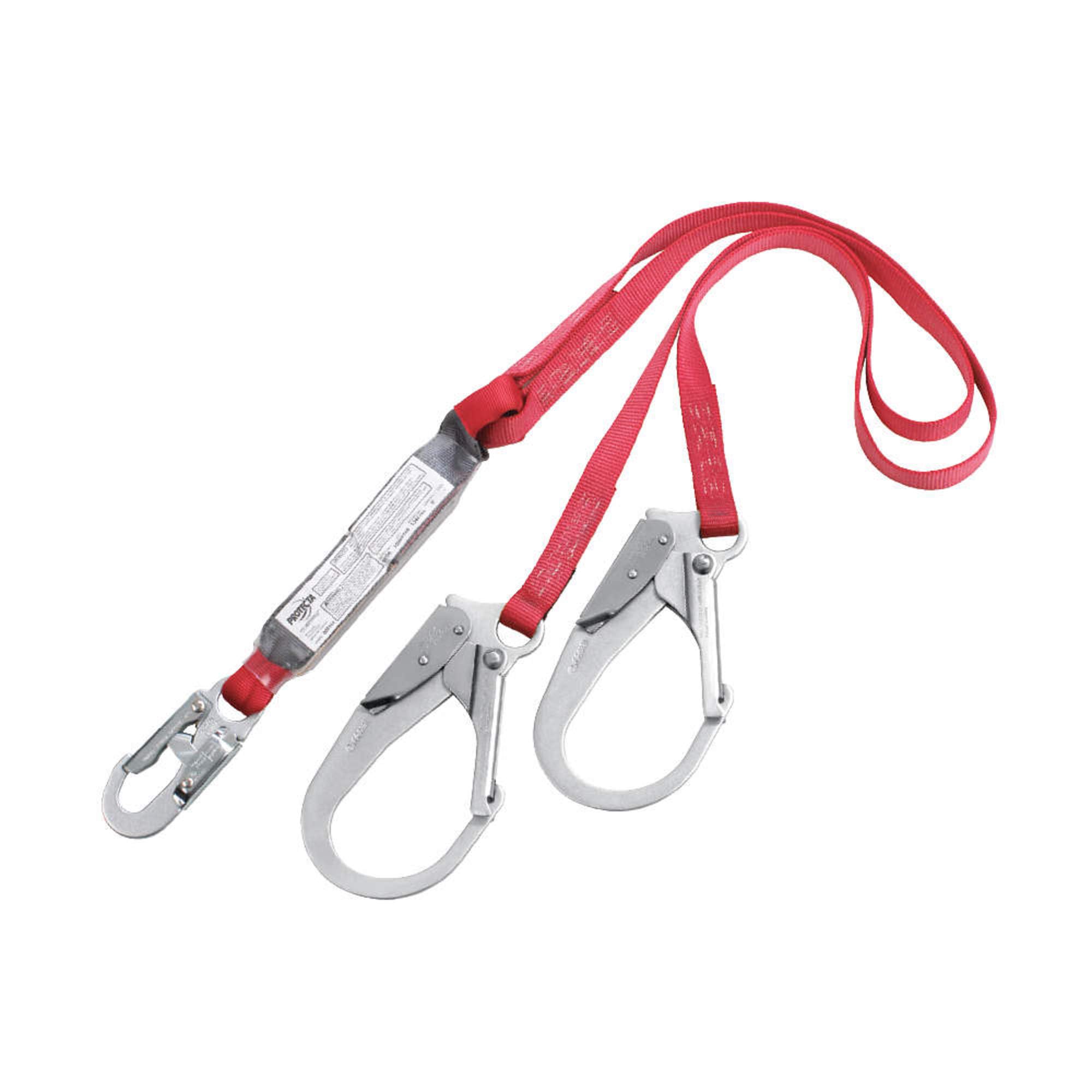 2 Leg Polyester Lanyard with Breakaway Safety - Red ID Badge Holder for Work, Events & Conferences - Durable & Comfortable Neck Strap